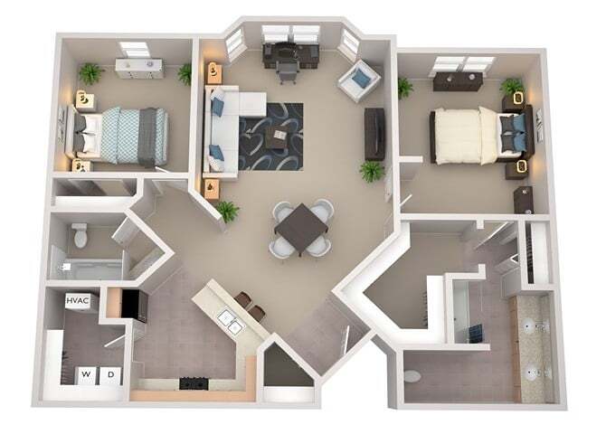 Floor Plan - Manor - Myers Park