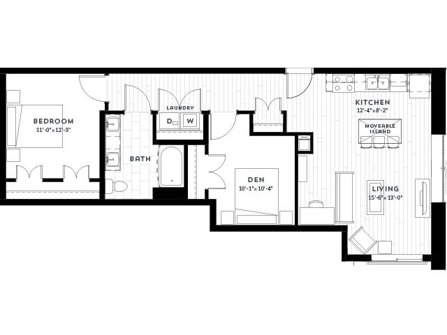 Floor Plan - 1+C - ACC