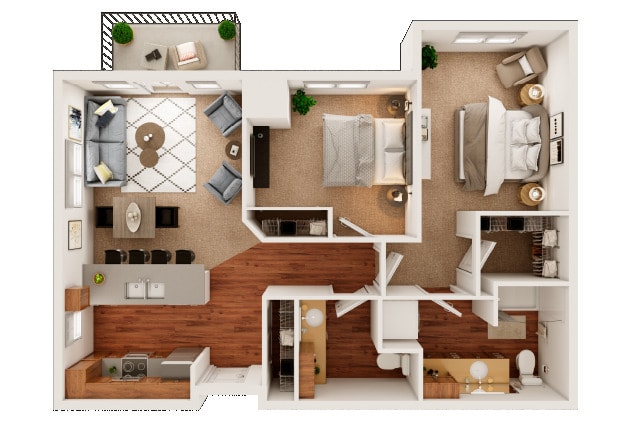 Floor Plan - 2x1.5 - C4