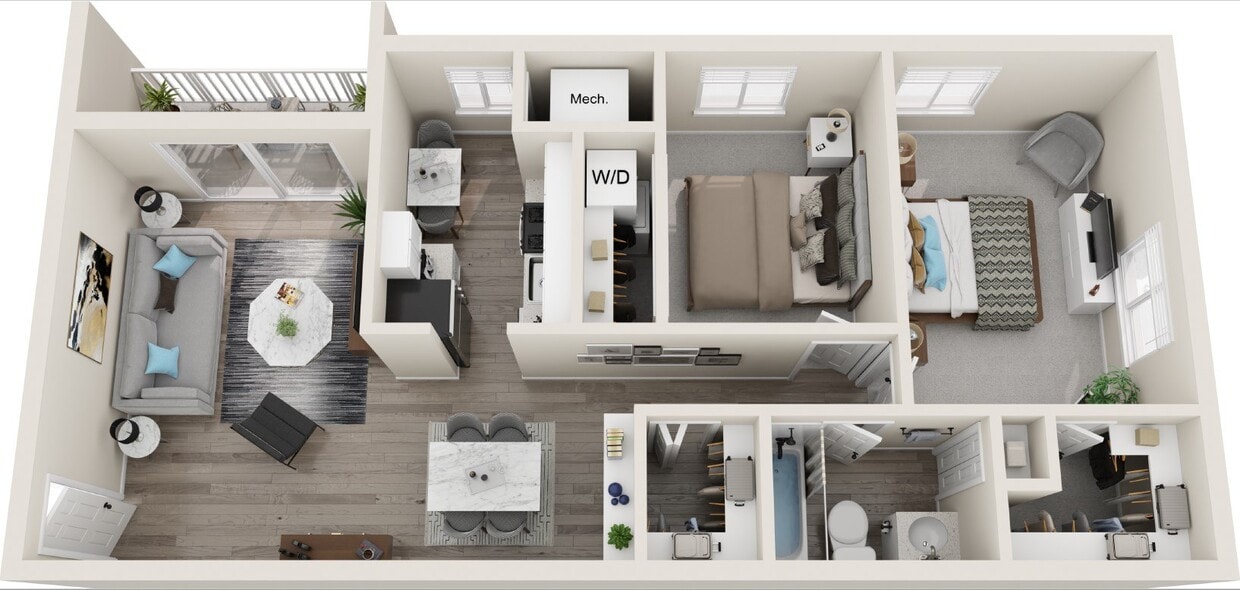 Floor Plan - The Garland