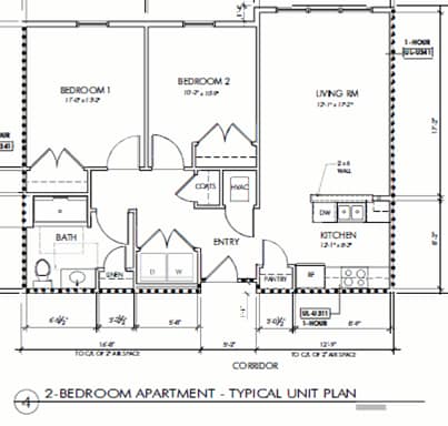 Floor Plan - 2 Bedroom