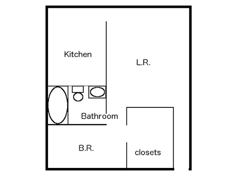 Floor Plan - 1x1