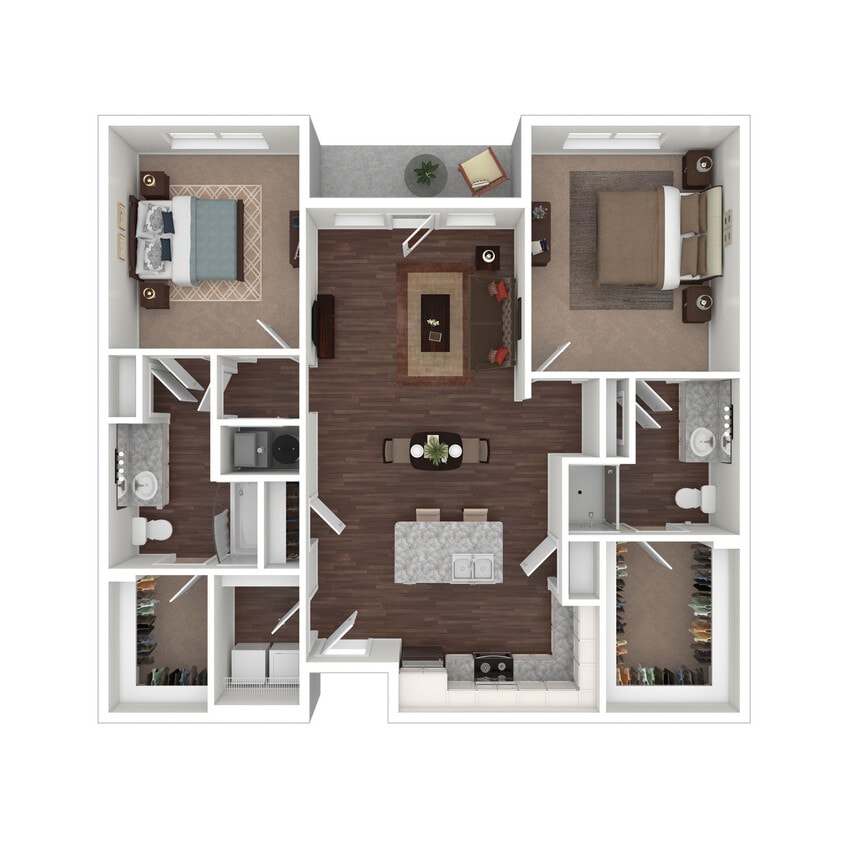 Floor Plan - 2 Bedroom Premier