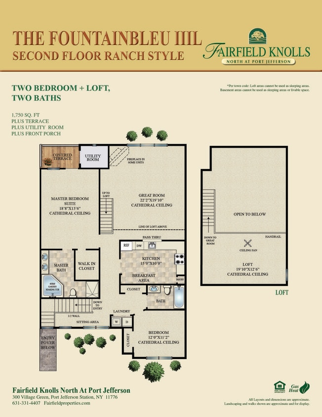 Floor Plan - The Fountainbleu III L