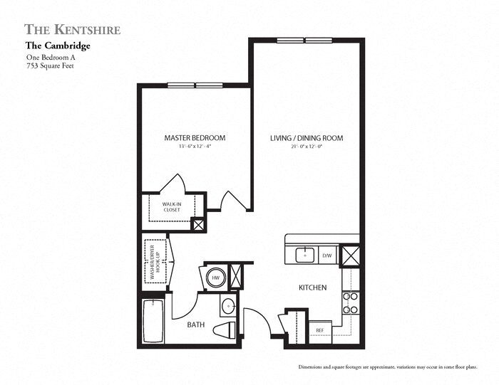 Floor Plan - The Cambridge