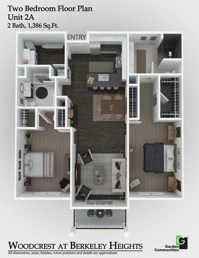 Floor Plan - $2.67/sq.ft. - 2A