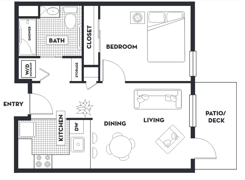 One Bedroom - Deluxe  1B/1B