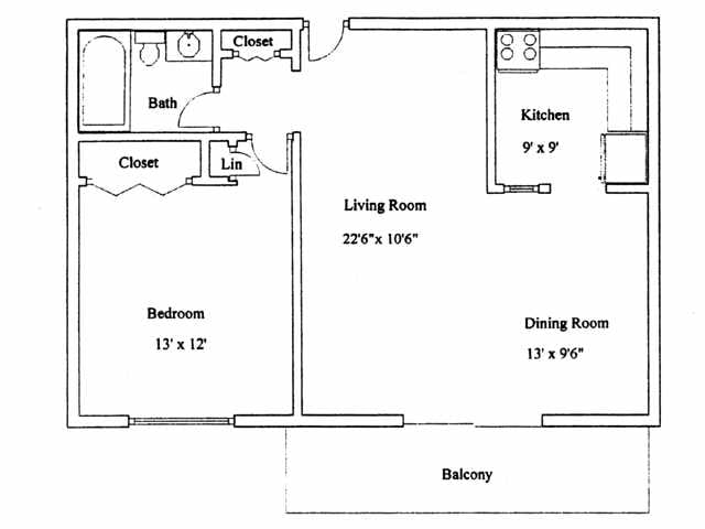 The Malibu - 1 Bedroom 1 Bath