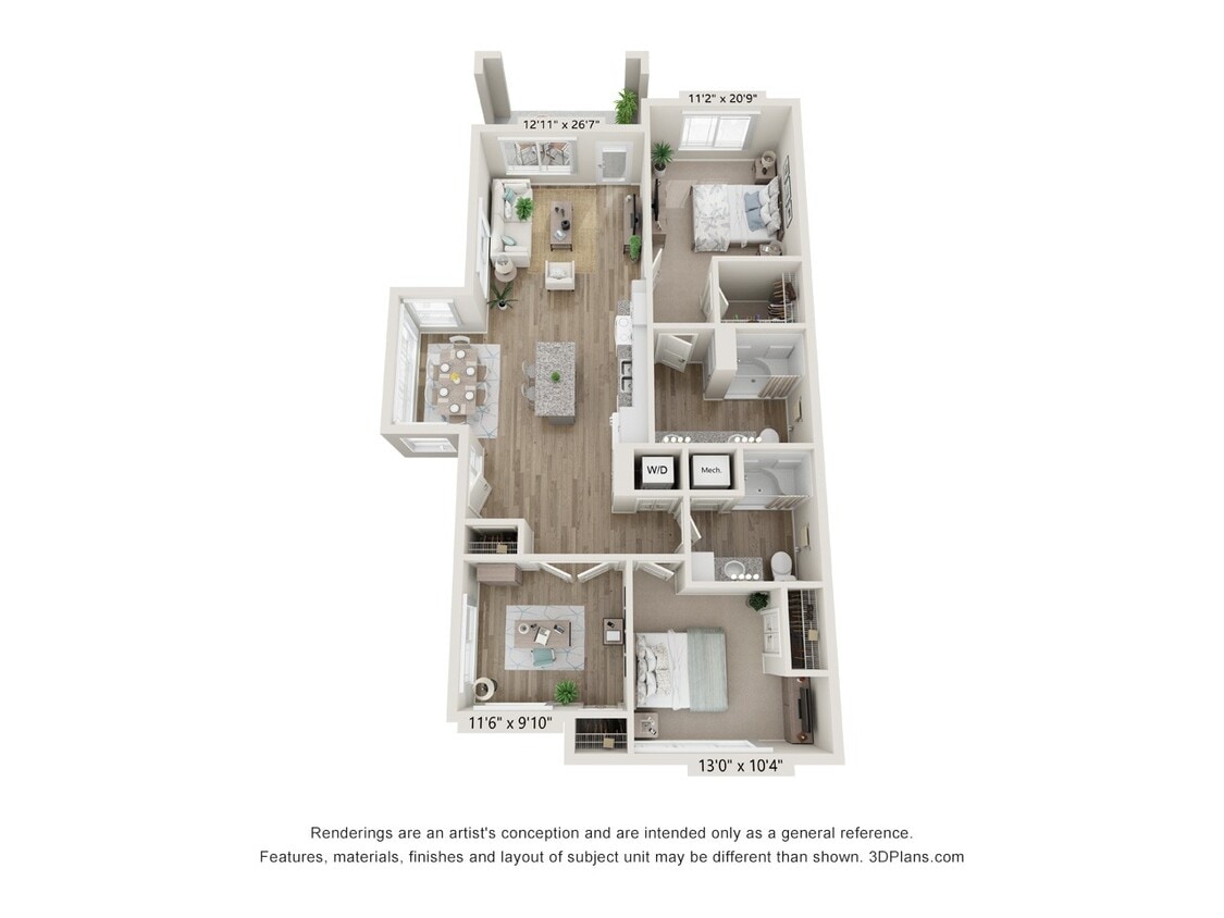Floor Plan - 3T - Cottage