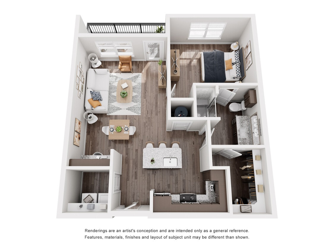 1 Bed/1 Bath - 1 Bed/1 Bath