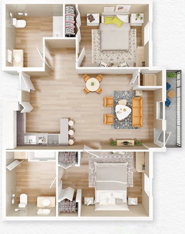 Floor Plan - The Astoria