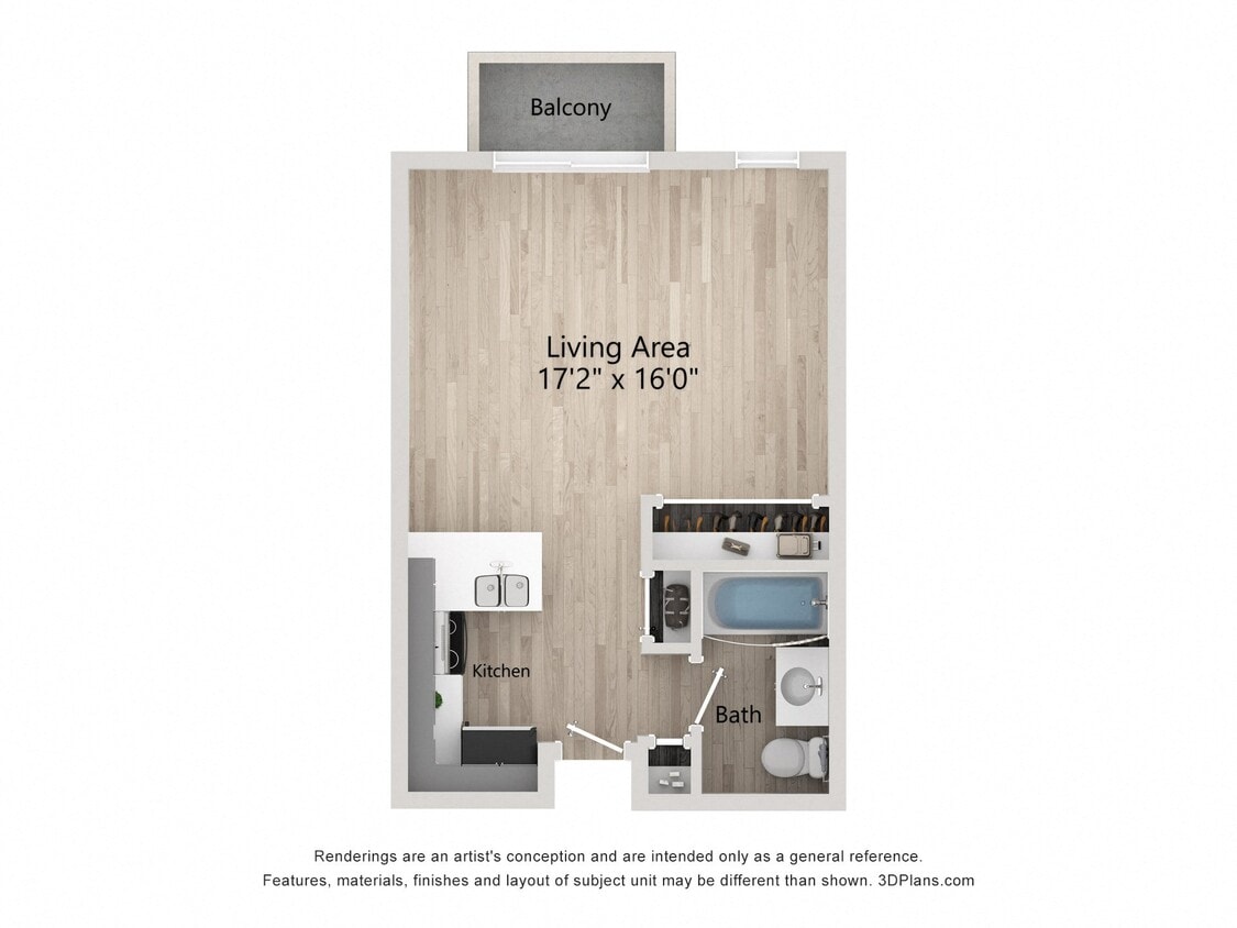 Floor Plan - Studio