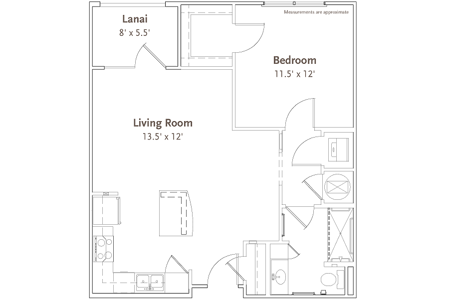 ALMERIA | 1 Bed 1 Bath - Almeria