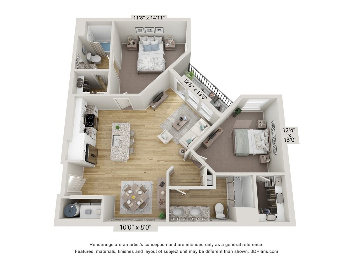 Floor Plan - B3 - Garnet