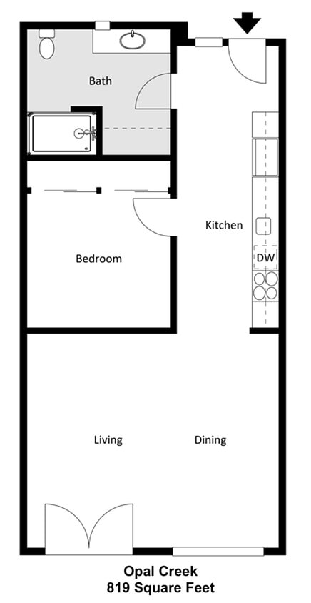 Floor Plan - Opal Creek