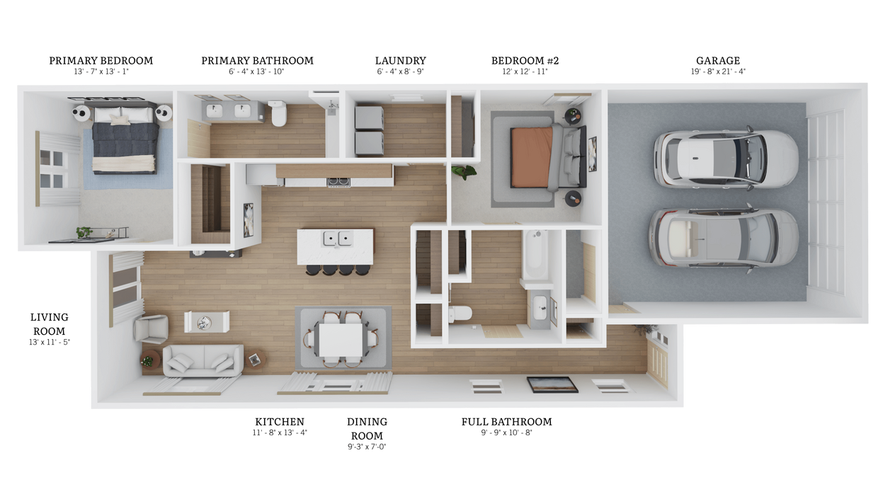 Floor Plan - Tudor- Ranch