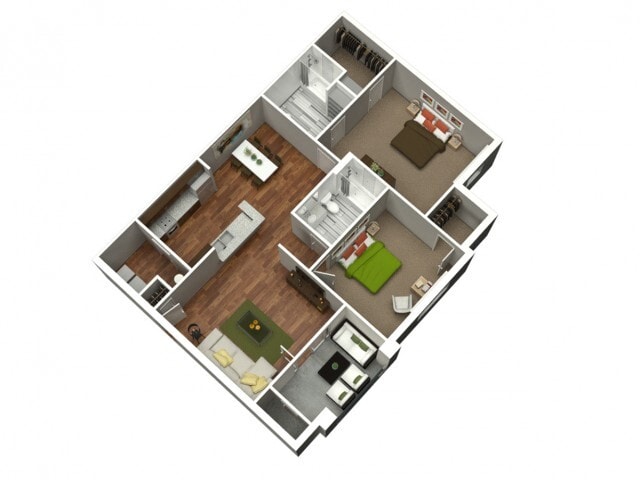 2 Bedroom 2 Bath 1105 - 2 Bedroom 2 Bath 1105