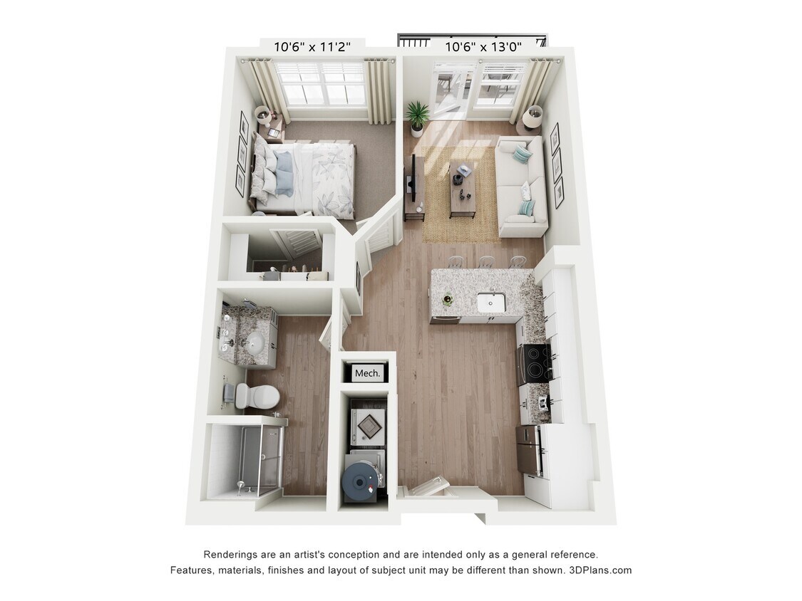 Floor Plan - A1A - Indigo ALT