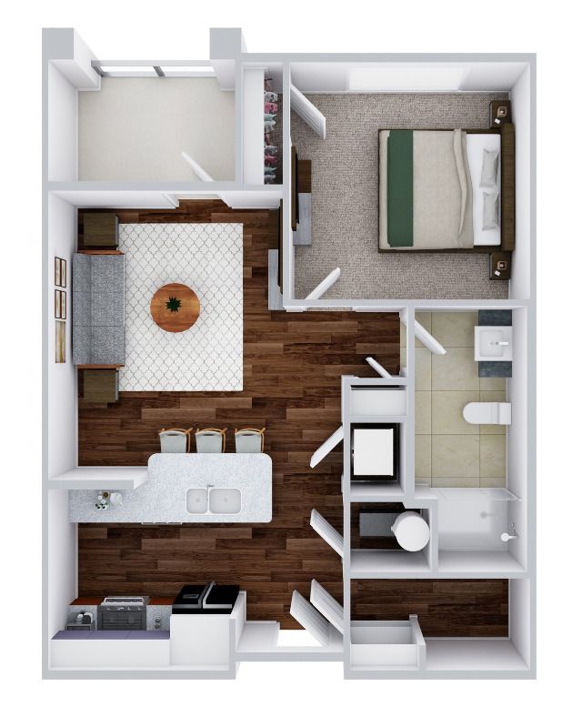 Botticelli 1A-P | 1 bed / 1 bath - Botticelli "Deluxe"