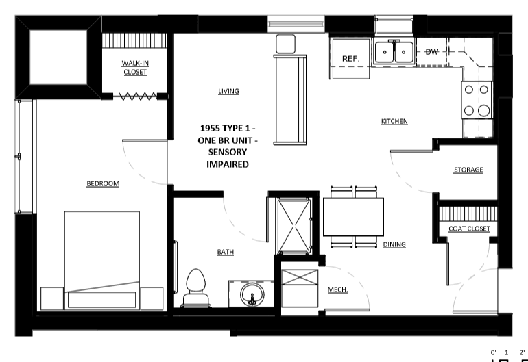 Floor Plan - 1955 Type 1