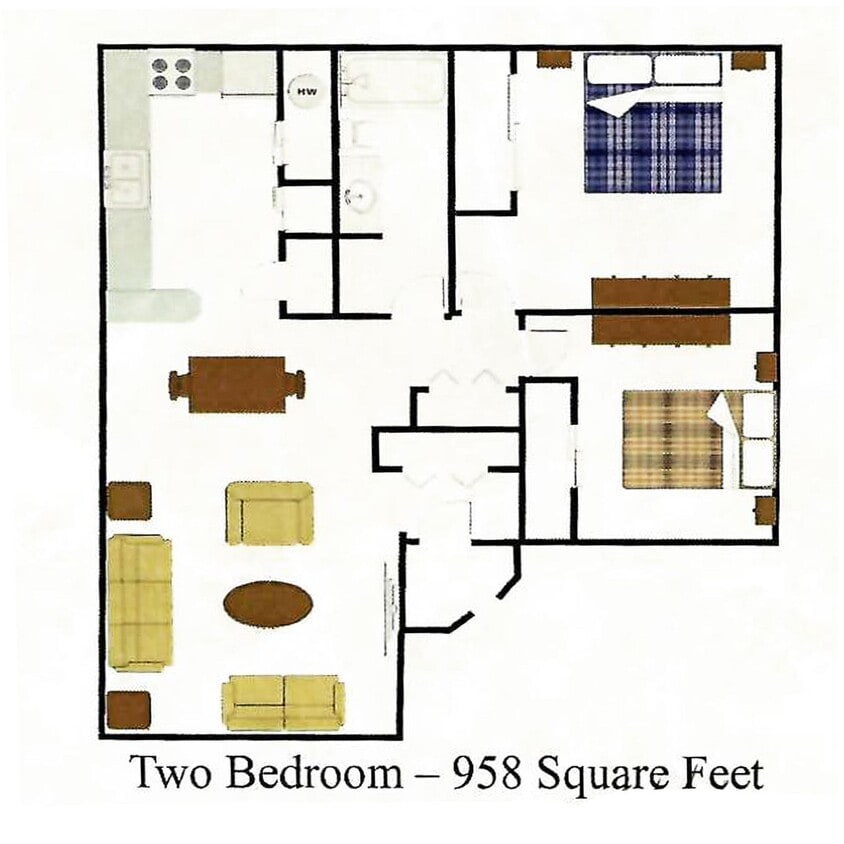 Floor Plan - 2B1B