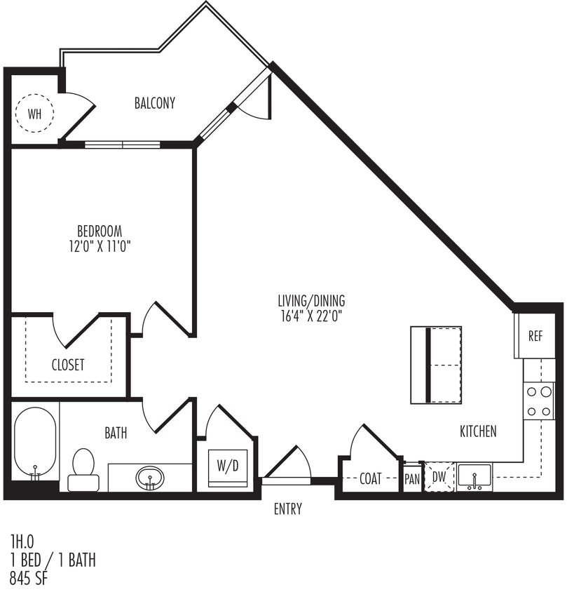Floor Plan - 1H