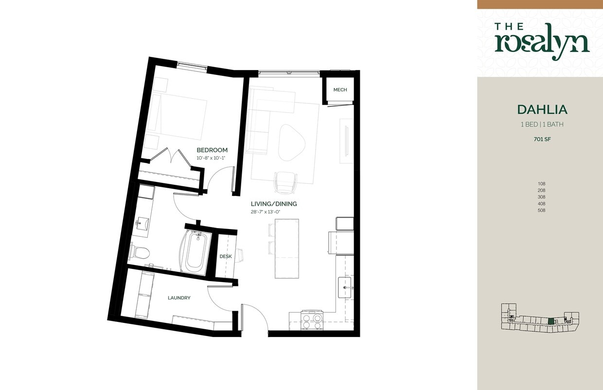 Floor Plan - Dahlia