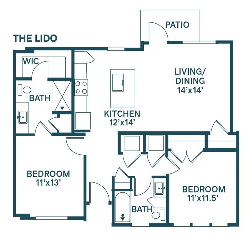 Floor Plan - The Lido