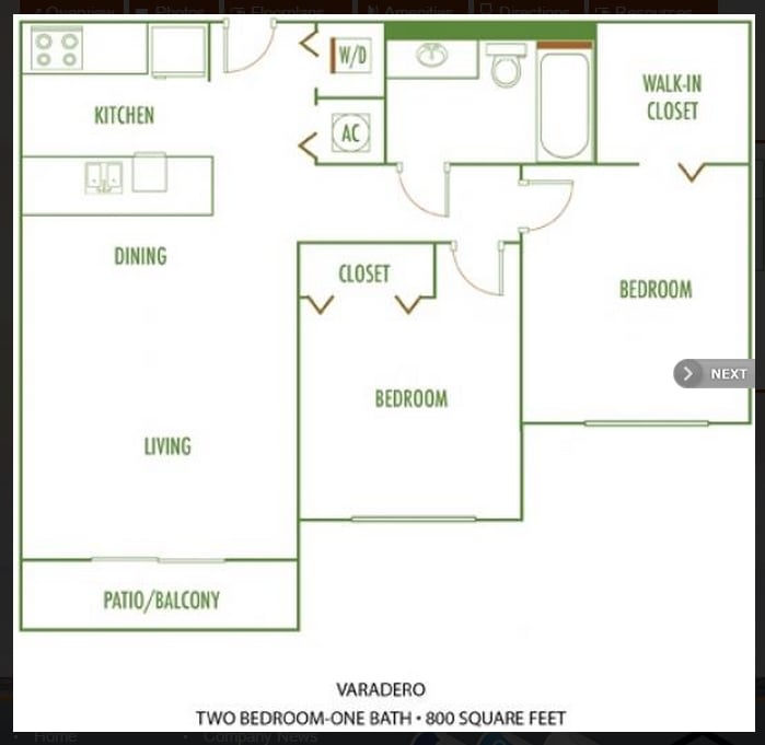 Floor Plan - Varadero