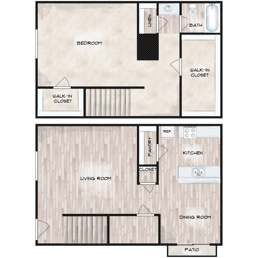 A5TH - 1x1 - 832 sqft (1x1E-R) - A5TH