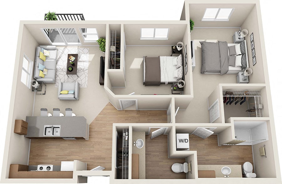Floor Plan - 2x1.5 - C5