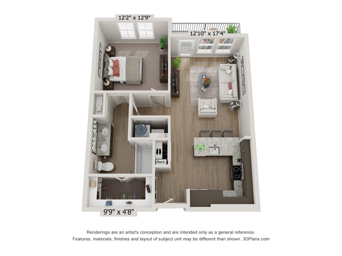 Floor Plan - A3 - Cobalt