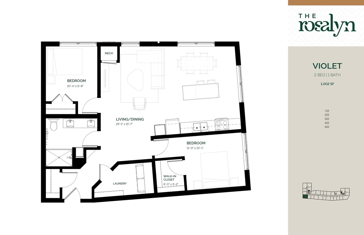 Floor Plan - Violet