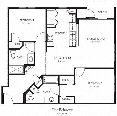 Floor Plan - Belmont