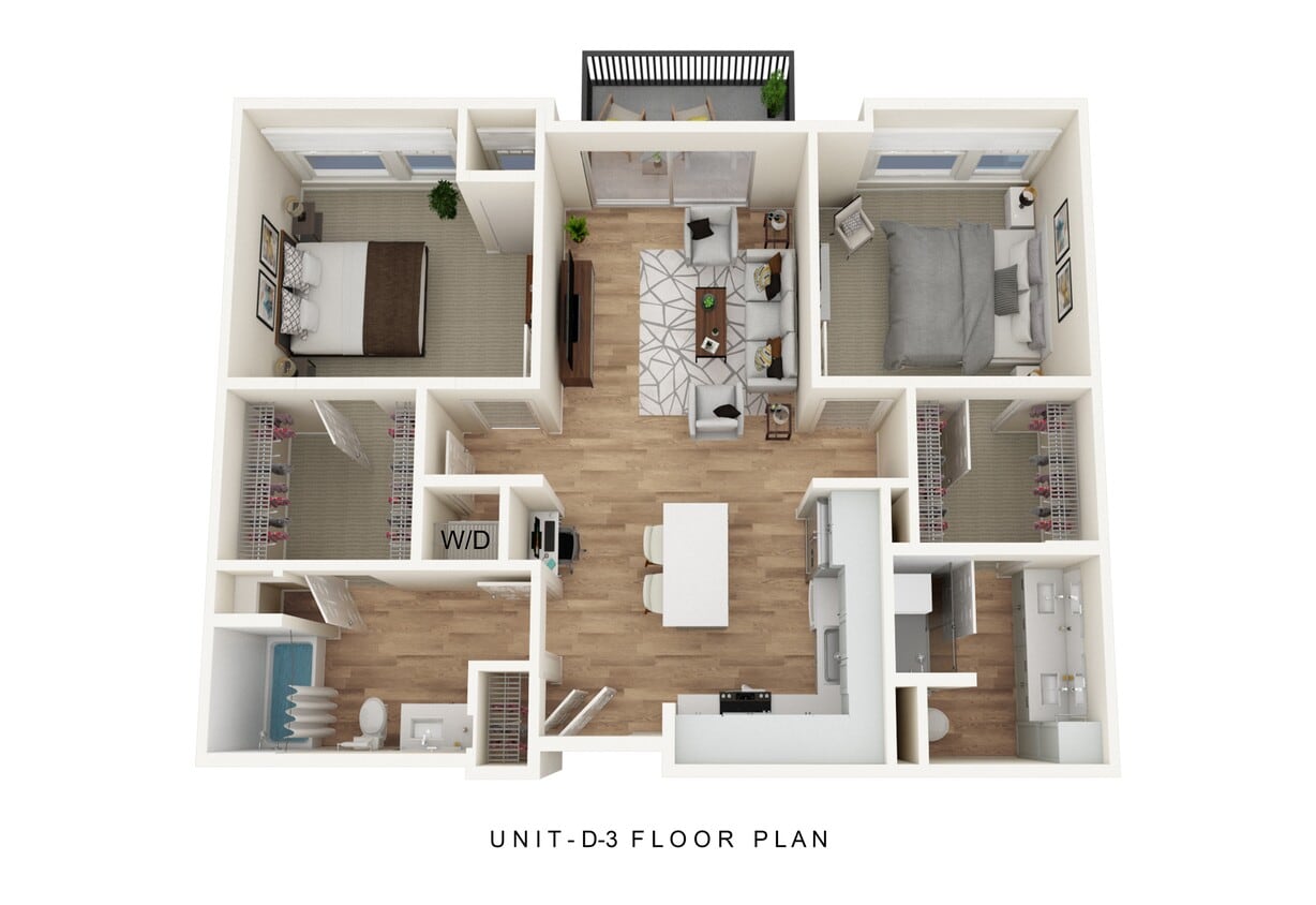 D3 2 Bedroom - D-3 2 Bedroom