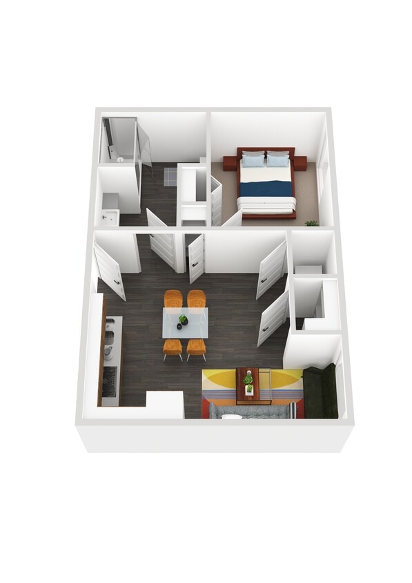 Floor Plan - Small One Bedroom