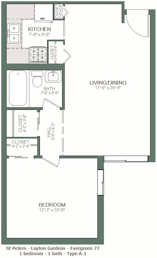 Type A1 Floorplan - A1