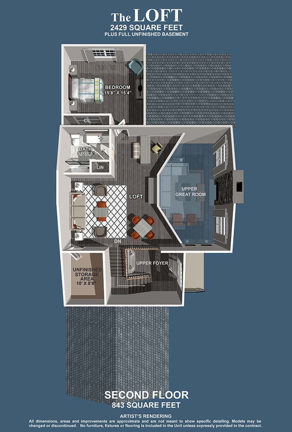 Floor Plan - The Loft