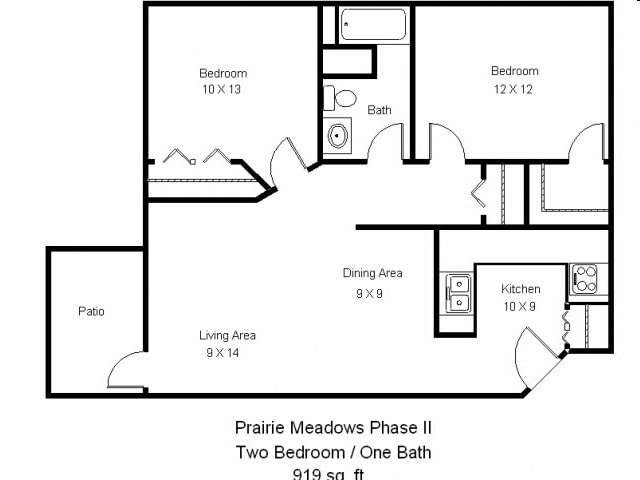 2BR/1BA - 2B 60% - PM2-919