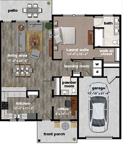 The Laurel | Approx 1213 SF - Laurel