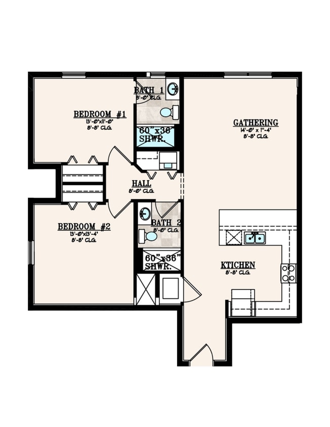 Floor Plan - The Rice Creek