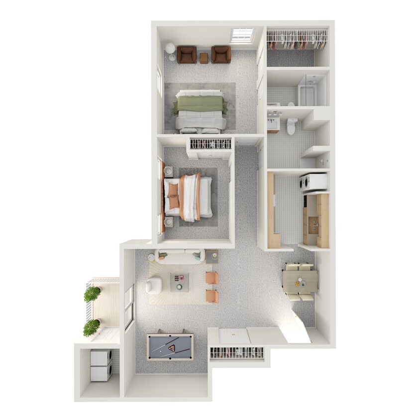Floor Plan - 2 Bedroom