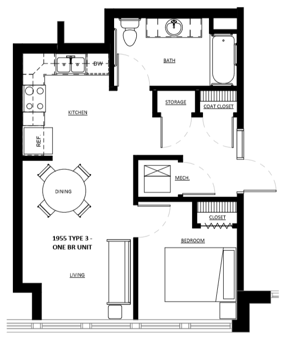 Floor Plan - 1955 Type 3