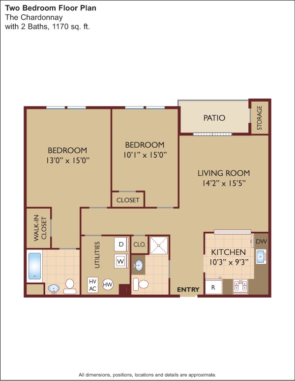 Floor Plan - $2.05/sq.ft. - The Chardonnay