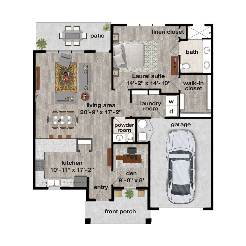 HC_FloorPlans_Laurel - Laurel