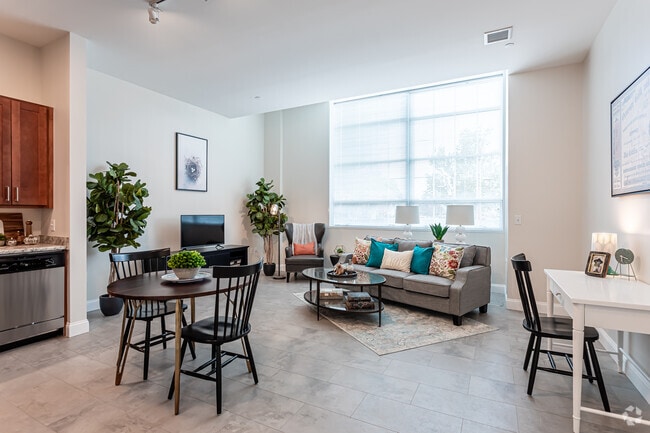 Living Room - The Tyler (A 55+ Community) Apartments