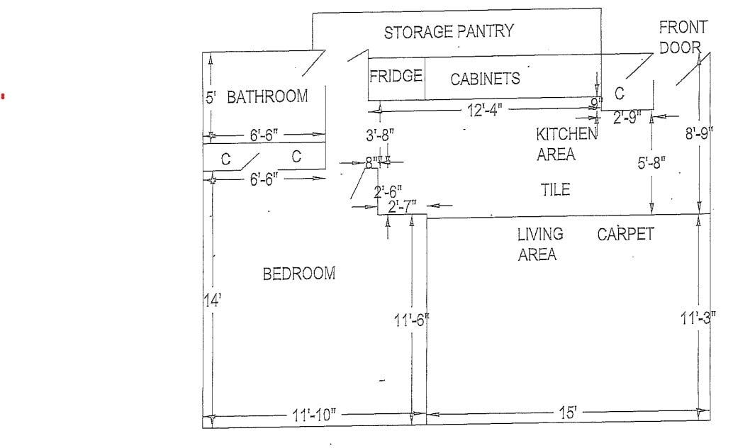 Lower Level 1 bed - 1 bedroom lower level- Not available