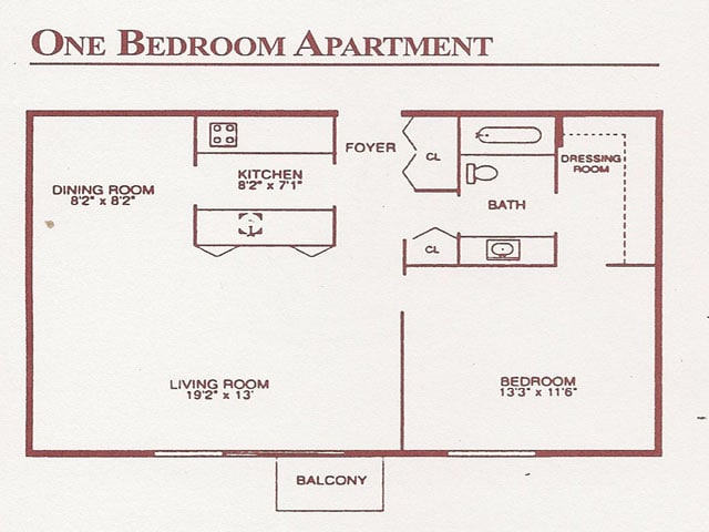 1 Bedroom - 1x1 760