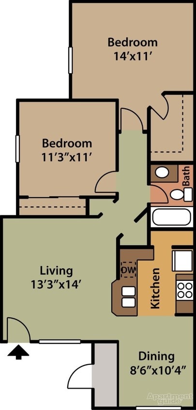 2BR/2BA - B1