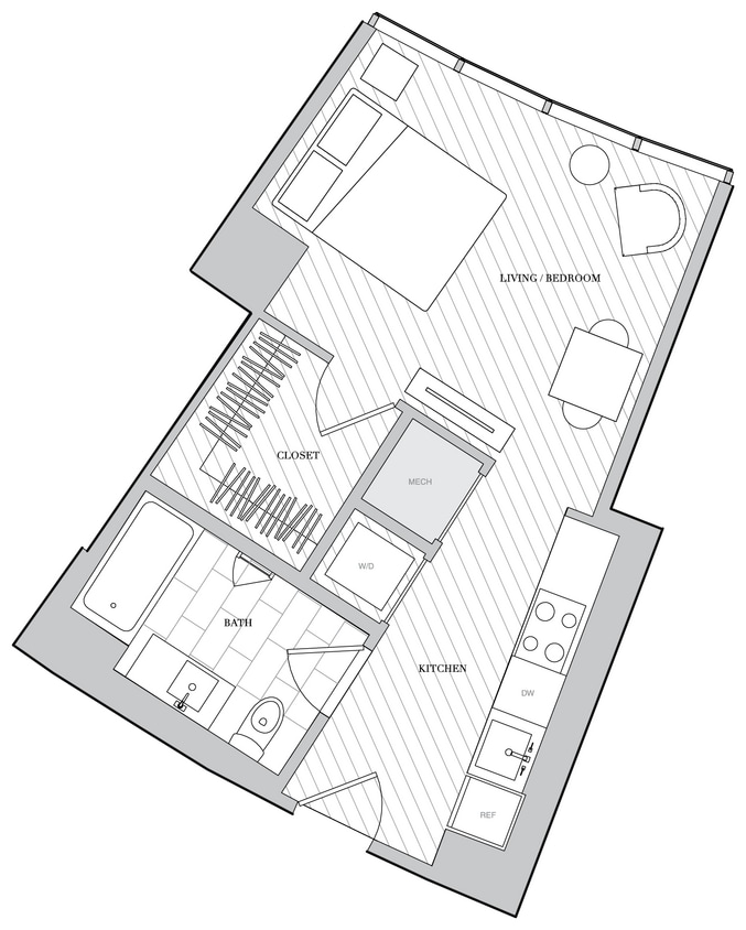 Floor Plan - Studio SA